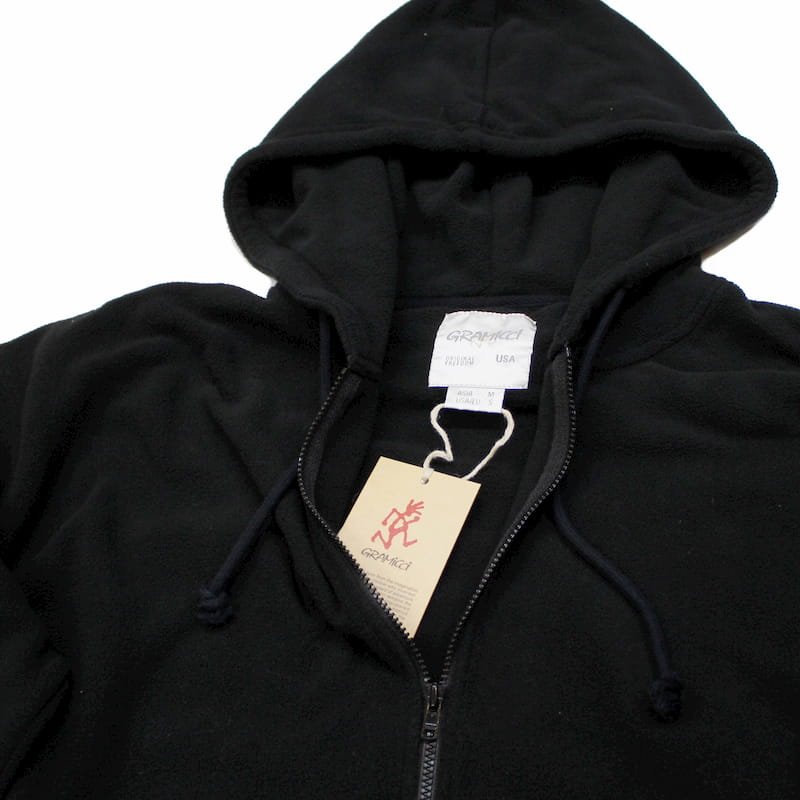 [Gramicci UNISEX] FLEECE ZIP PARKA｜GUJK-20F050 /IVORY/ NAVY/ BLACK