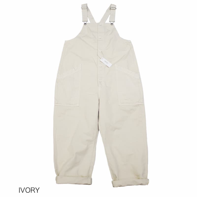 [HARVESTY] CHINO CLOTH OVERALLSチノ オーバーオール｜A12008 /31IVORY