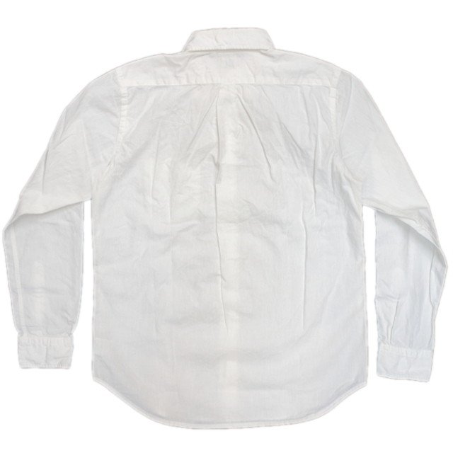 [orSlow] ボタンダウンシャツ#01-8012：CHAMBRAY WHITE