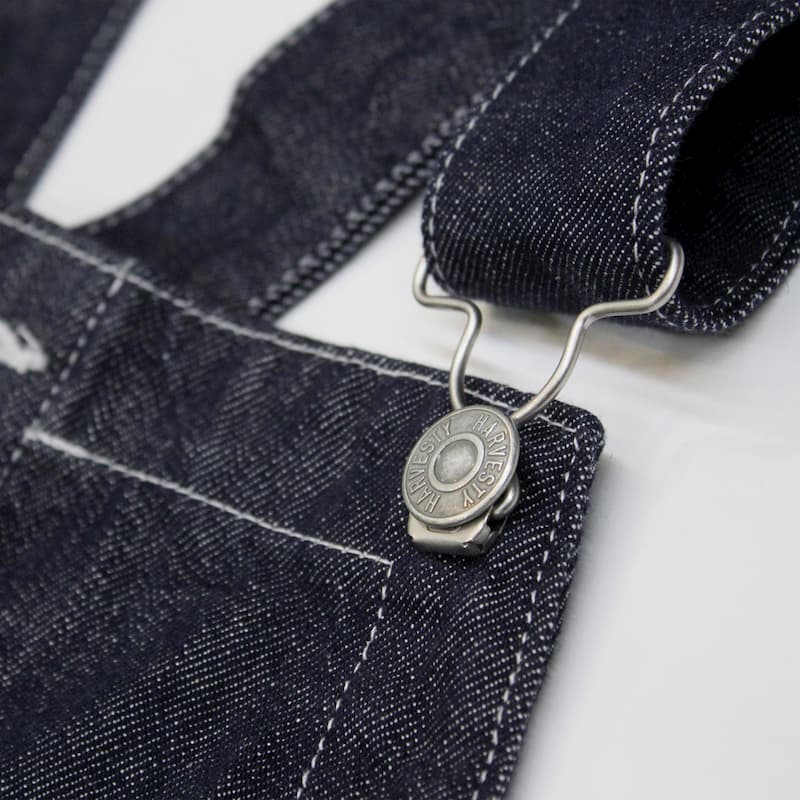 [HARVESTY] DENIM CLOTH OVERALLSデニムオーバーオール｜A12007 /98ONE WASH