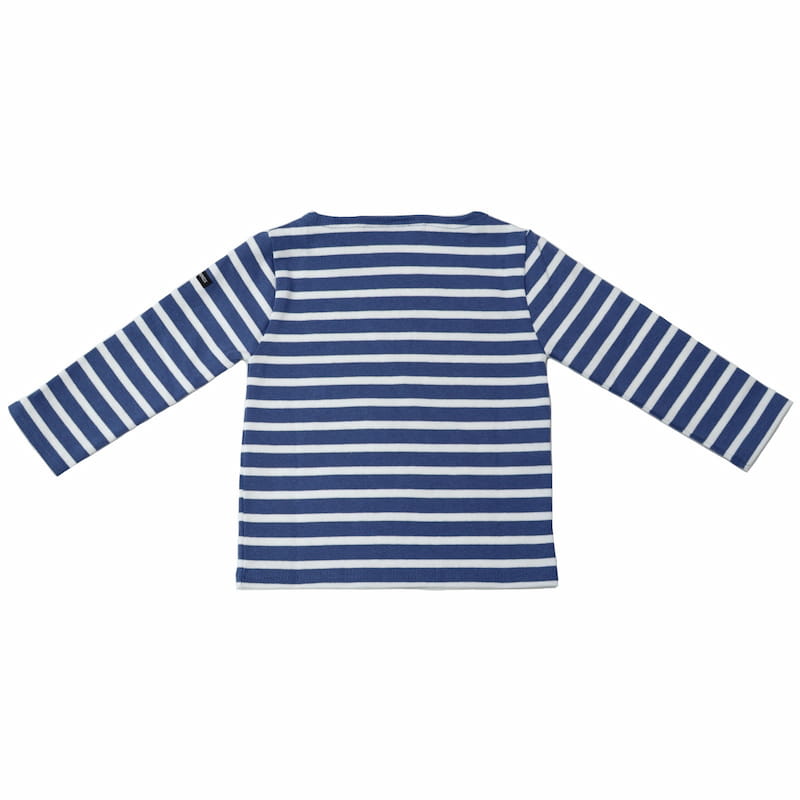 [SAINT JAMES KIDS] OUESSANTウエッソン｜BLEUFAIENCEマッドブルー×NEIGE白