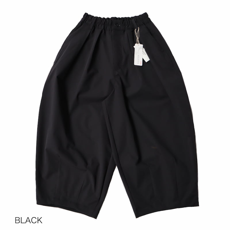 [HARVESTY] SOLOTEX CROPPED CIRCUS PANTSソロテックス クロップドサーカスパンツ｜A12102 /32ベージュ /19ブラック