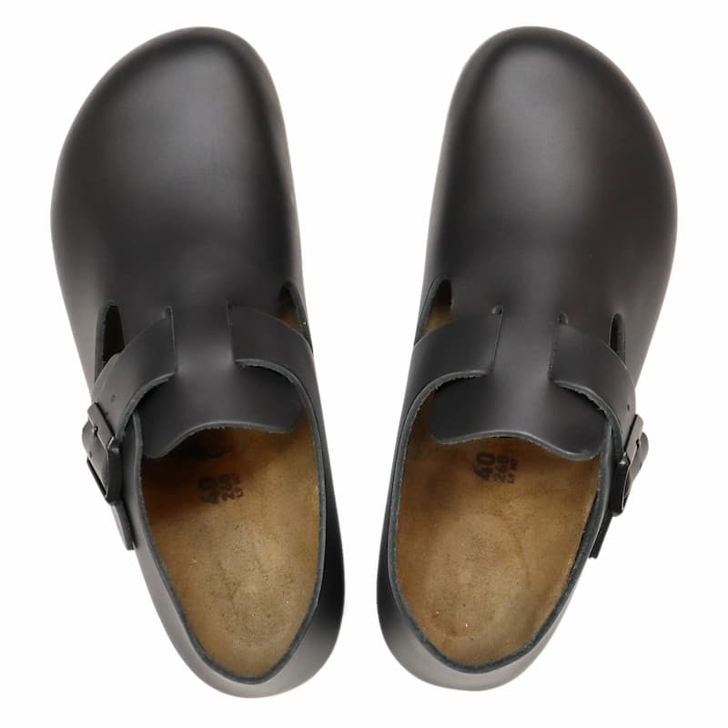 [BIRKENSTOCK] ロンドン ナチュラルレザー：BLACK