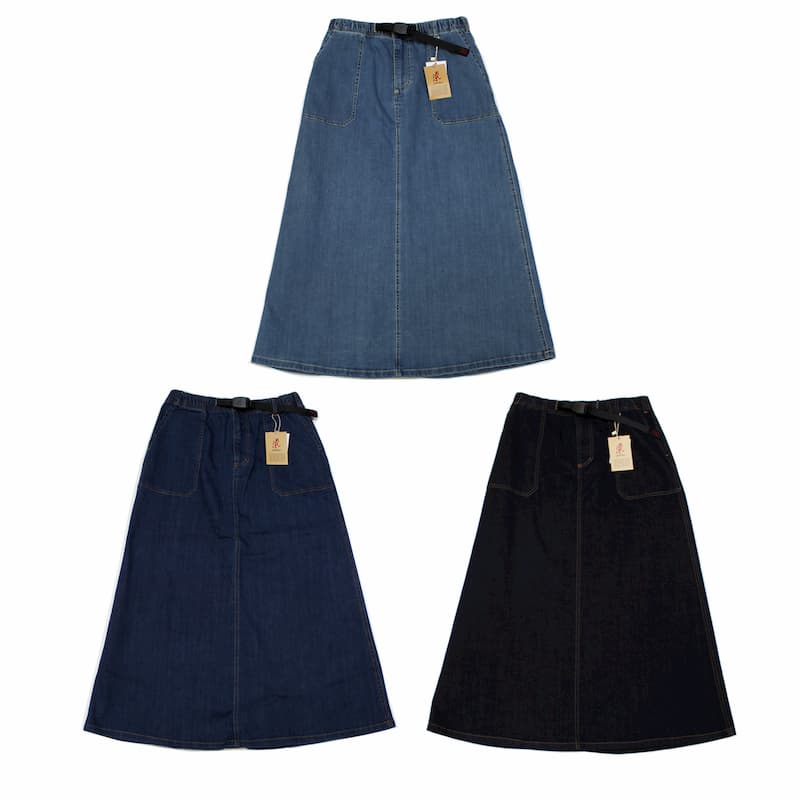 [Gramicci] DENIM BAKER SK(MEDIUM USED)(DARK USED)(ONE WASH)SizeM