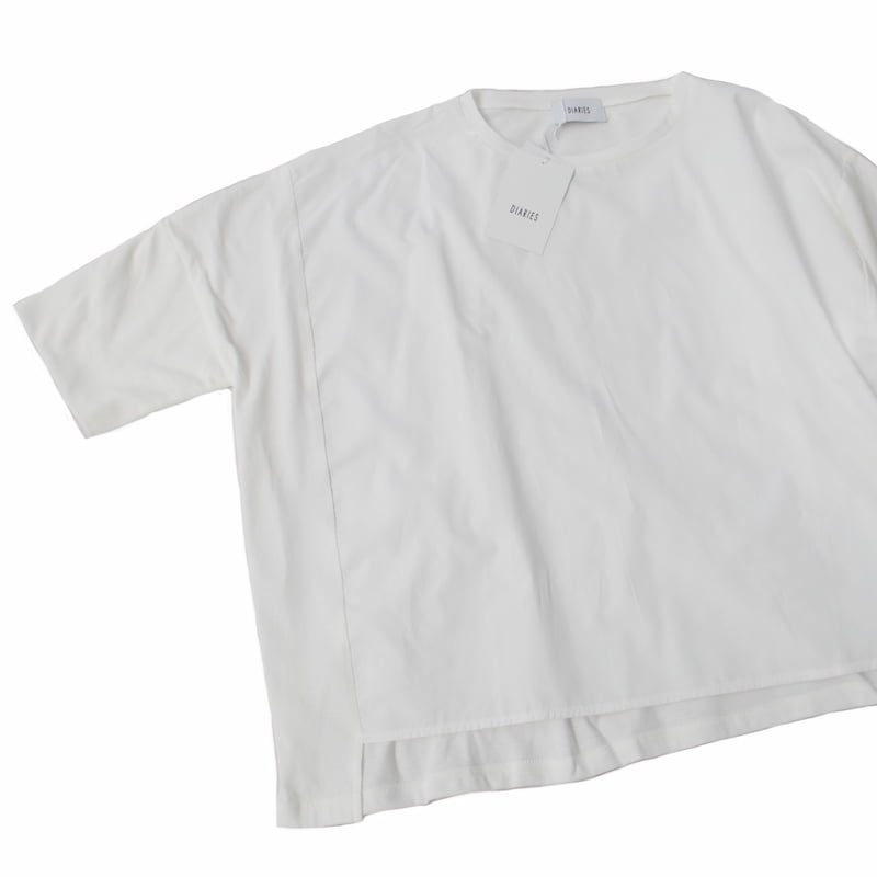 [DIARIES] コットンプルオーバー｜C102020 /WHITE /BLACK