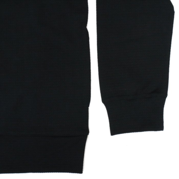 [RE clothing] ジップカーディガン COOL MAX LINKS：BLACK