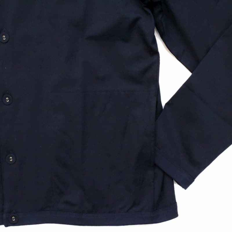 [RE clothing] スビンゴールドニットカーディガン：NAVY