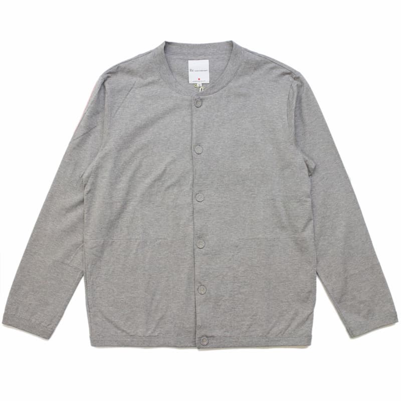 [RE clothing] スビンゴールドニットカーディガン：TOP GREY