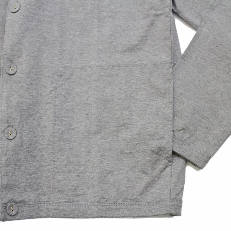 [RE clothing] スビンゴールドニットカーディガン：TOP GREY