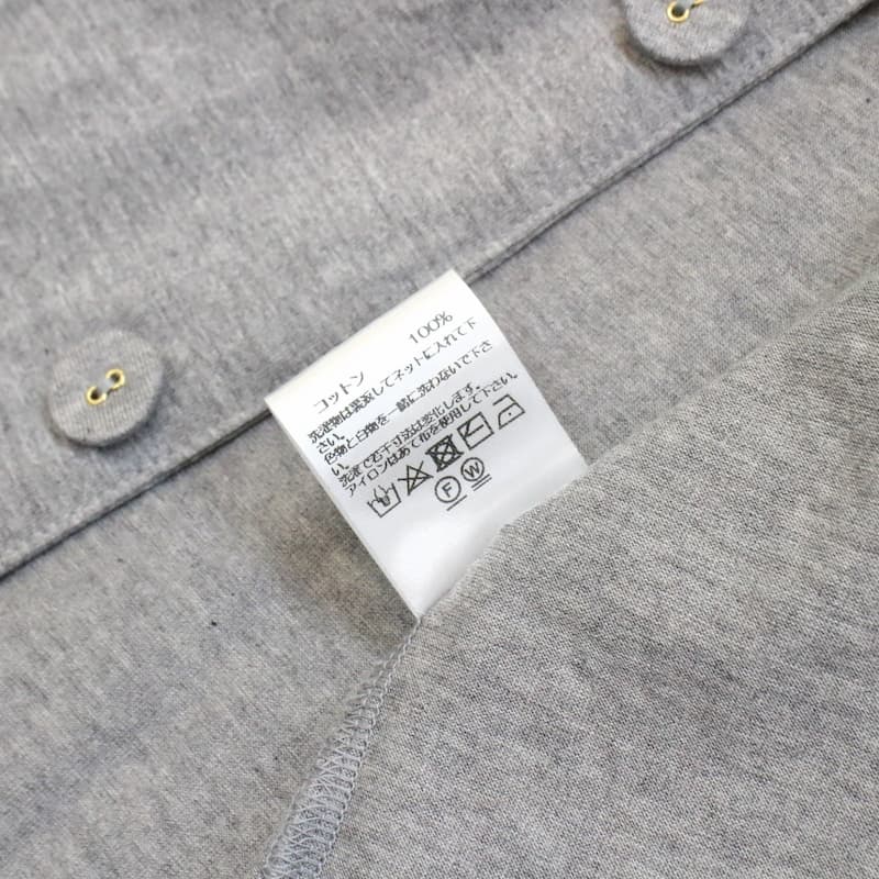 [RE clothing] スビンゴールドニットカーディガン：TOP GREY