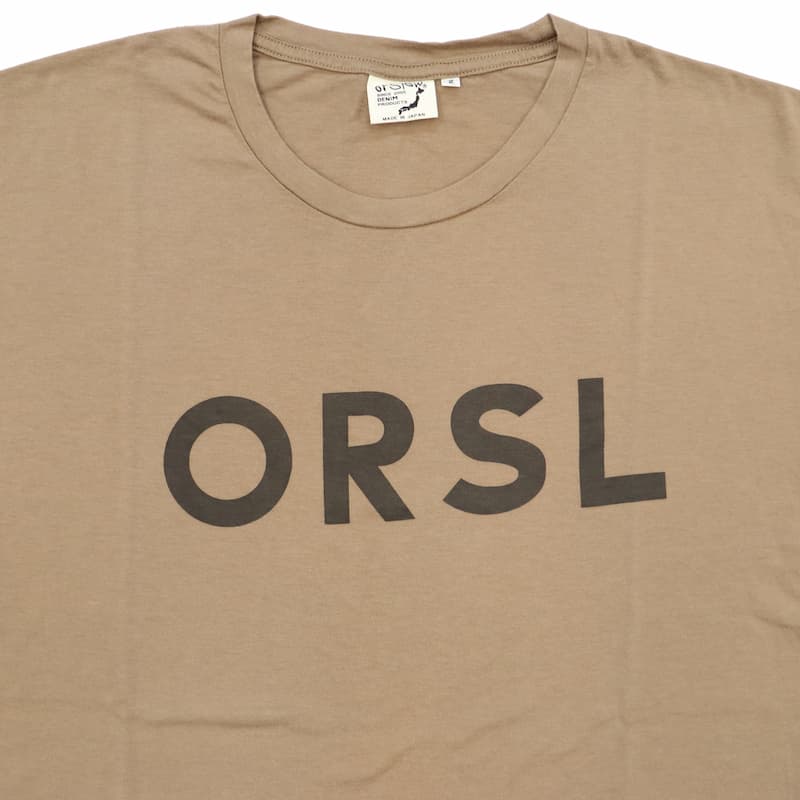 [orSlow] Tシャツ #01-0018ORS：DUSTY OLIVE