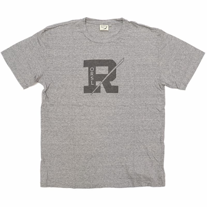 [orSlow] Tシャツ #01-0018R：HEATHER GRAY