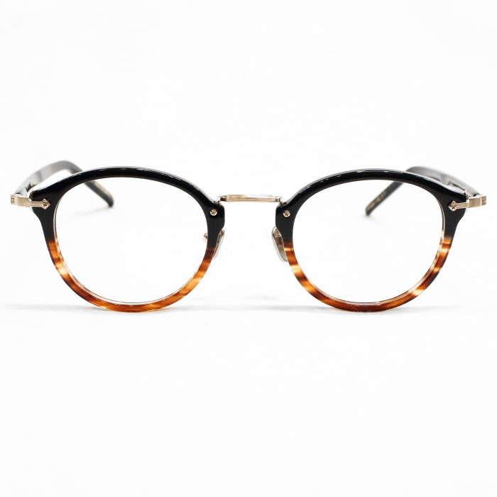 [kearny] ミルトン milton(clear lens)：BLACK×BROWN