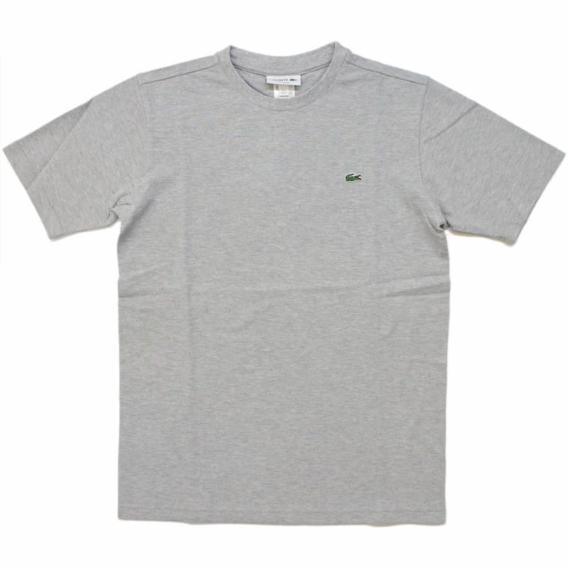 [LACOSTE MENS] クルーネックTシャツ TH635：CCA=LIGHT GREY