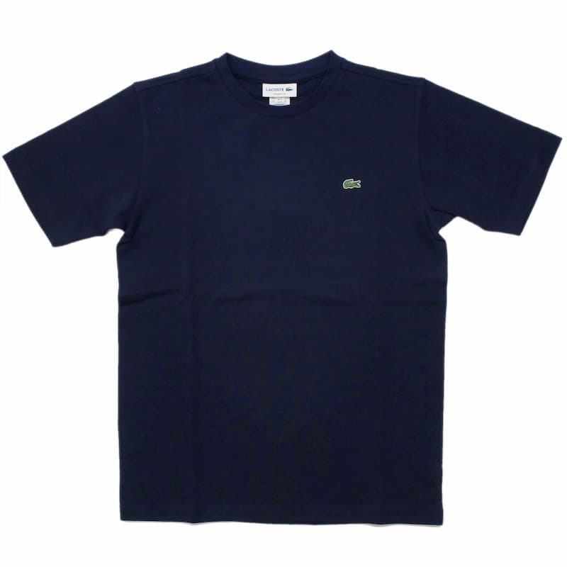 [LACOSTE MENS] クルーネックTシャツ TH635：166=NAVY