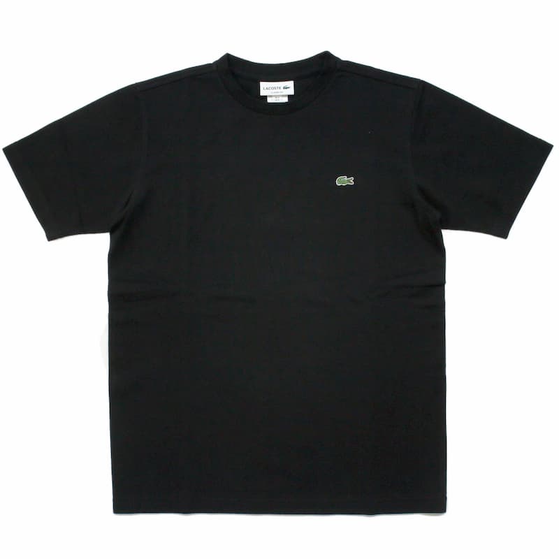 [LACOSTE MENS] クルーネックTシャツ TH635：031=BLACK