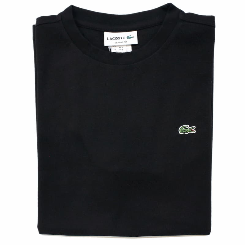 [LACOSTE MENS] クルーネックTシャツ TH635：031=BLACK