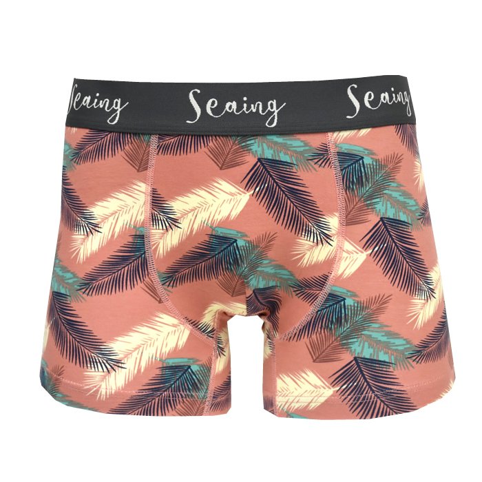 [Seaing UNDERWEAR] ボクサーパンツ S1808：PALM LEAF