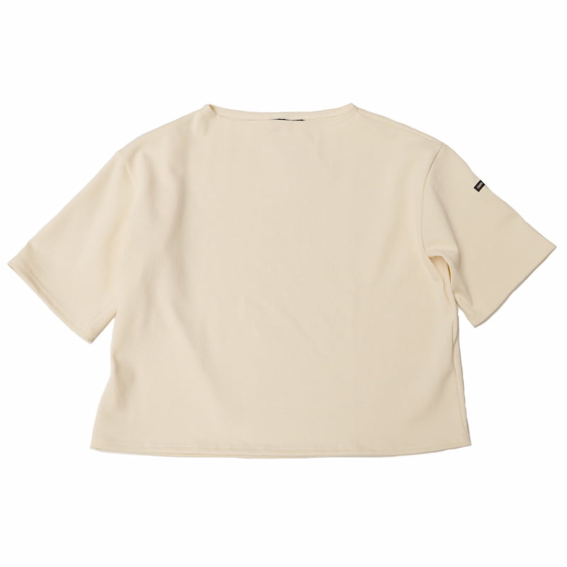 [SAINT JAMES] 20JC TEE LOOSE U五分袖ドロップショルダー｜ECRUキナリ