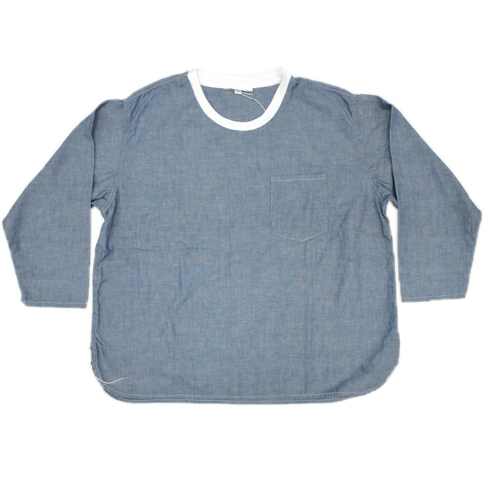 [ARTE POVERA] 七分袖ポケットT：CHAMBRAY