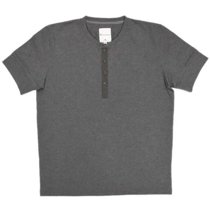 [RE clothing] ヘビーオンス ヘンリーネックTシャツ