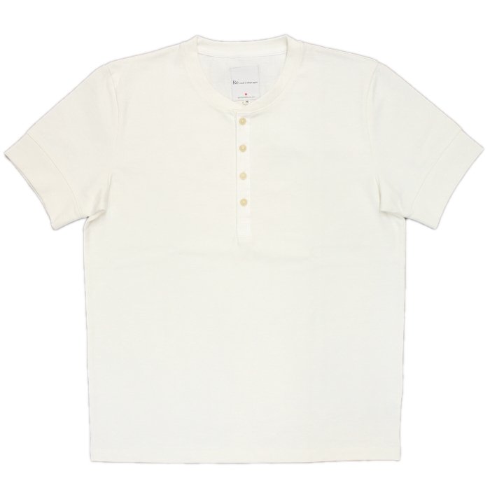 [RE clothing] ヘビーオンス ヘンリーネックTシャツ