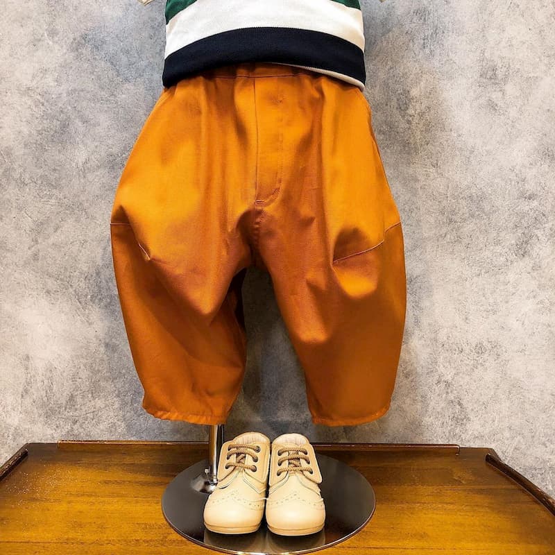 [nunuforme] オックスポインテッドパンツ(Mustard)(Orange)(Green)(Black)：ns-621-005