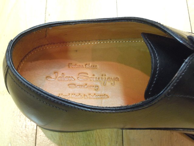 [Jalan Sriwijaya] 98317 ストレートチップ レザーソール：CALF BLACK