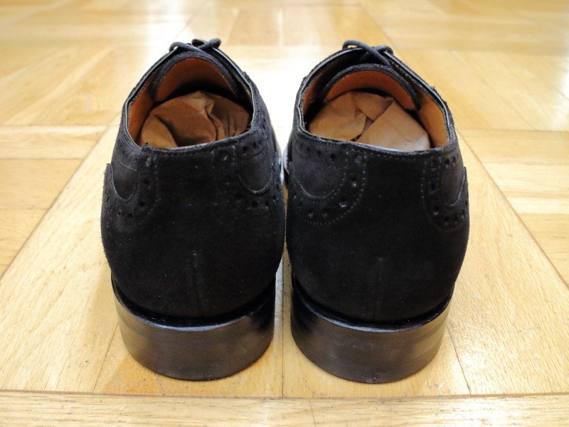 [Jalan Sriwijaya] 98441 セミブローグ ダイナイト：REPELLO SUEDE BLACK