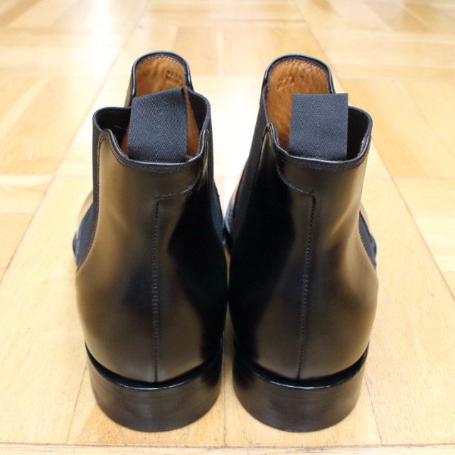 [Jalan Sriwijaya] 98756 サイドゴア（チェルシー）ブーツ ダイナイト：CALF BLACK