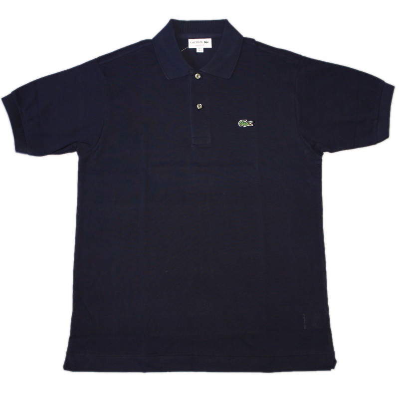 [LACOSTE MENS] ポロシャツ L1212 半袖 無地：166=NAVY