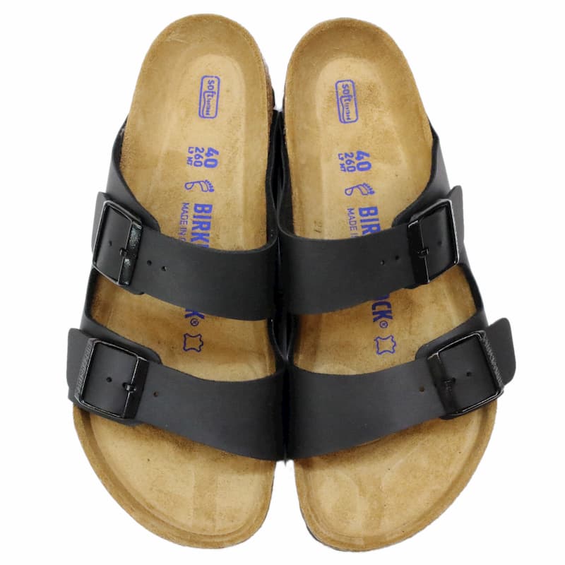 [BIRKENSTOCK] アリゾナ Birko-Flor ソフトフットベット：BLACK