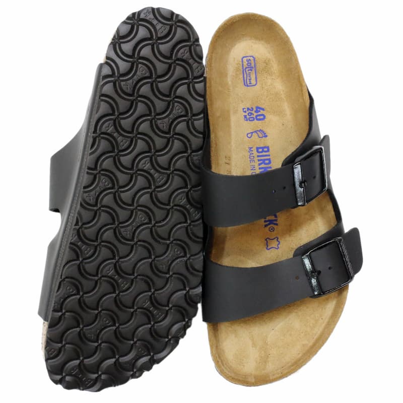 [BIRKENSTOCK] アリゾナ Birko-Flor ソフトフットベット：BLACK