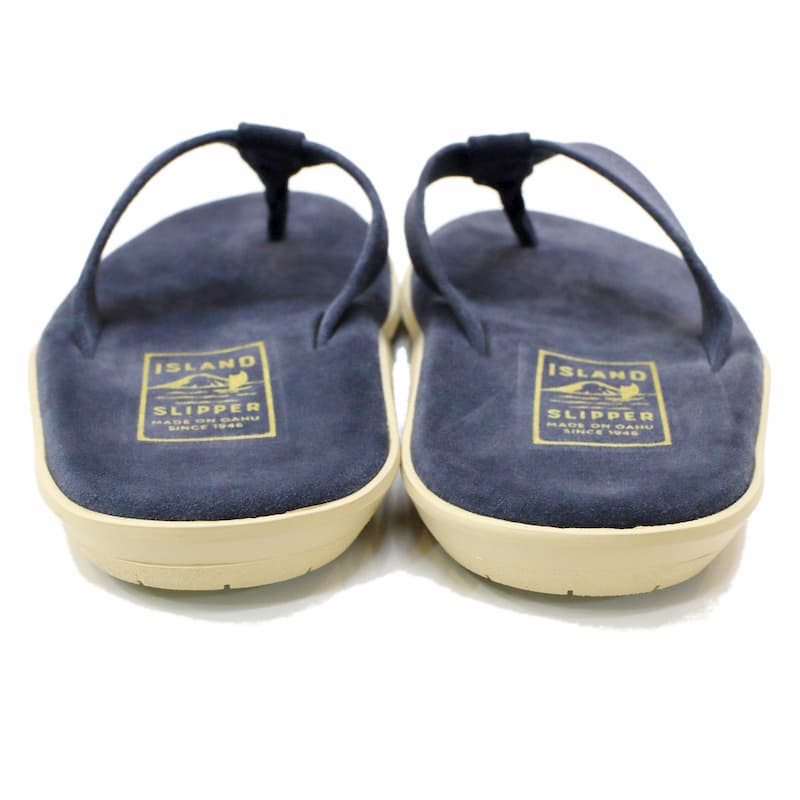 [ISLAND SLIPPER] PT203 トングサンダル スエード：NAVY SUEDE