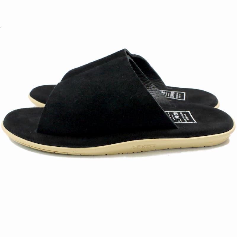 [ISLAND SLIPPER] PT705BHR シャワーサンダル スエード：BLACK SUEDE