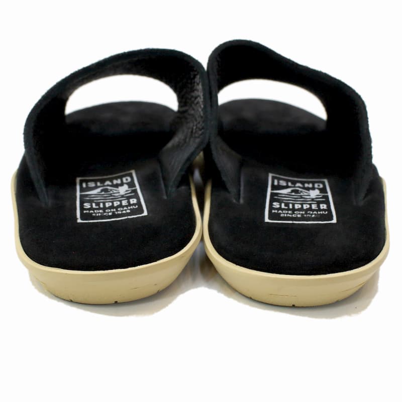 [ISLAND SLIPPER] PT705BHR シャワーサンダル スエード：BLACK SUEDE