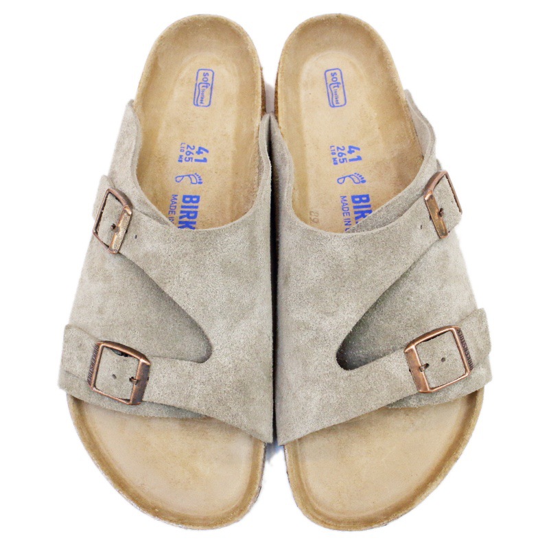 [BIRKENSTOCK] チューリッヒ スエード ソフトフットベット：TAUPE