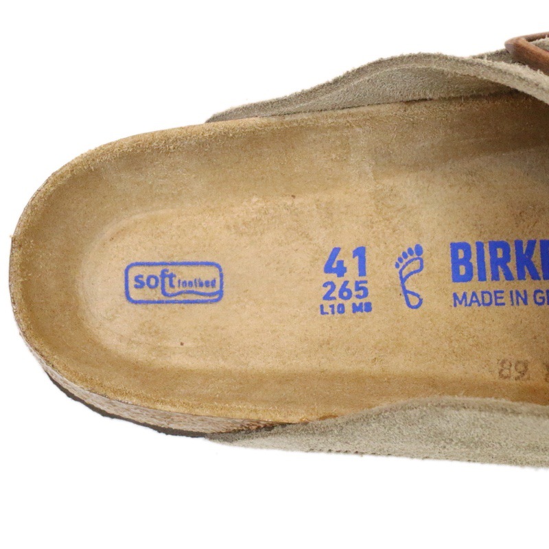 [BIRKENSTOCK] チューリッヒ スエード ソフトフットベット：TAUPE