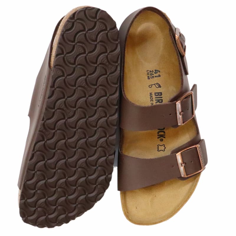 [BIRKENSTOCK] ミラノ Birko-Flor：DARK BROWN