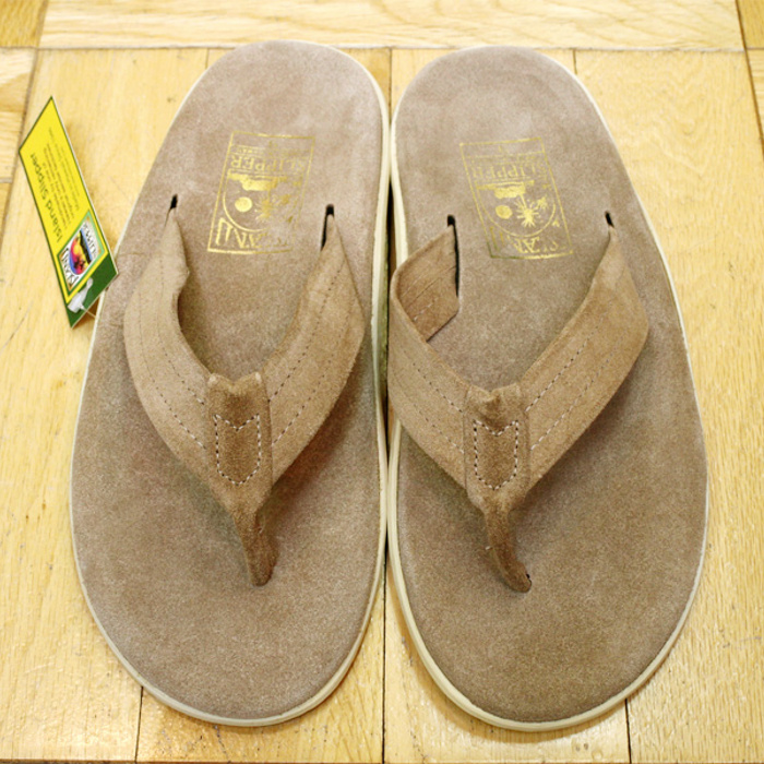 [ISLAND SLIPPER] PT203 アイランドスリッパ スエード：TAUPE SUEDE