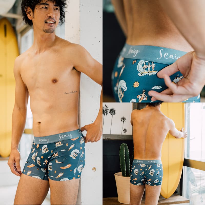 [Seaing UNDERWEAR] ボクサーパンツ S3002：ENDLESS SUMMER【2WAY TYPE】