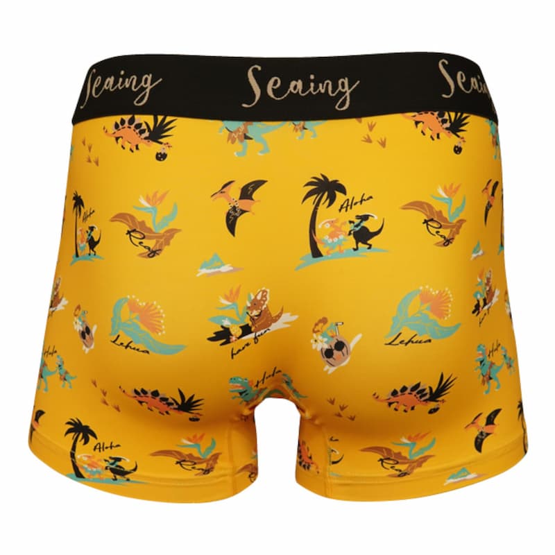 [Seaing UNDERWEAR] ボクサーパンツ S3004：DINOSAUR【2WAY TYPE】