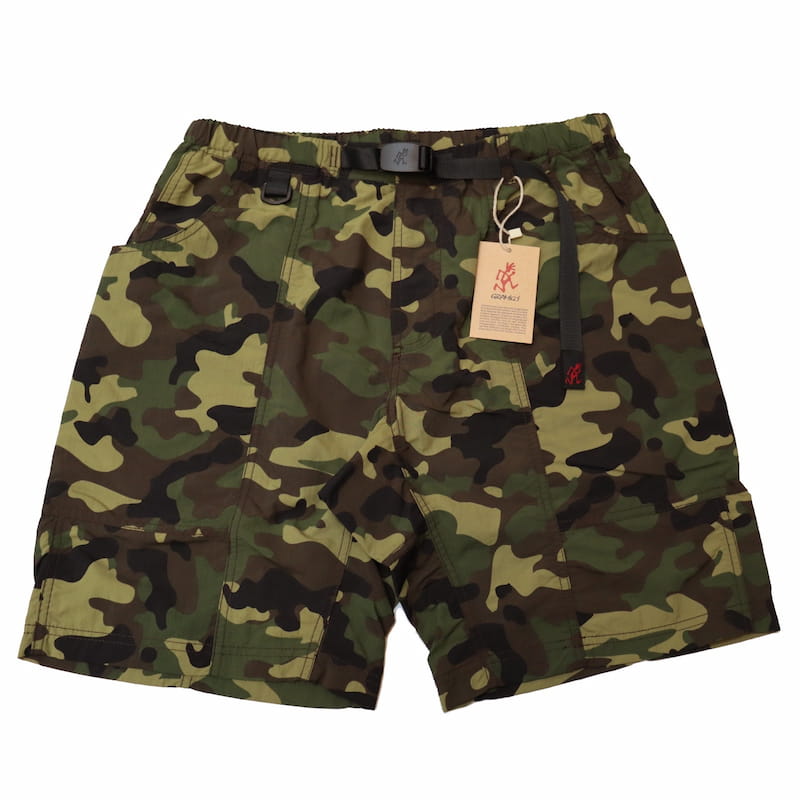 [Gramicci  UNISEX] SHELL GEAR SHORTS水陸両用｜CAMO｜GMP-21S040