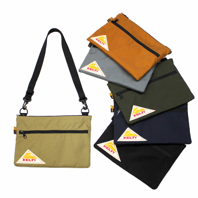 [KELTY] VINTAGE FLAT POUCH SM(Tan)(Caramel)(Graphite)(Olive)(Navy)(Black)｜2592214