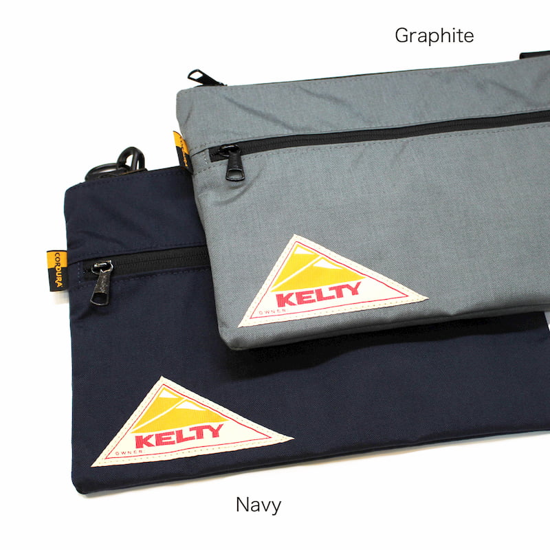 [KELTY] VINTAGE FLAT POUCH SM(Tan)(Caramel)(Graphite)(Olive)(Navy)(Black)｜2592214