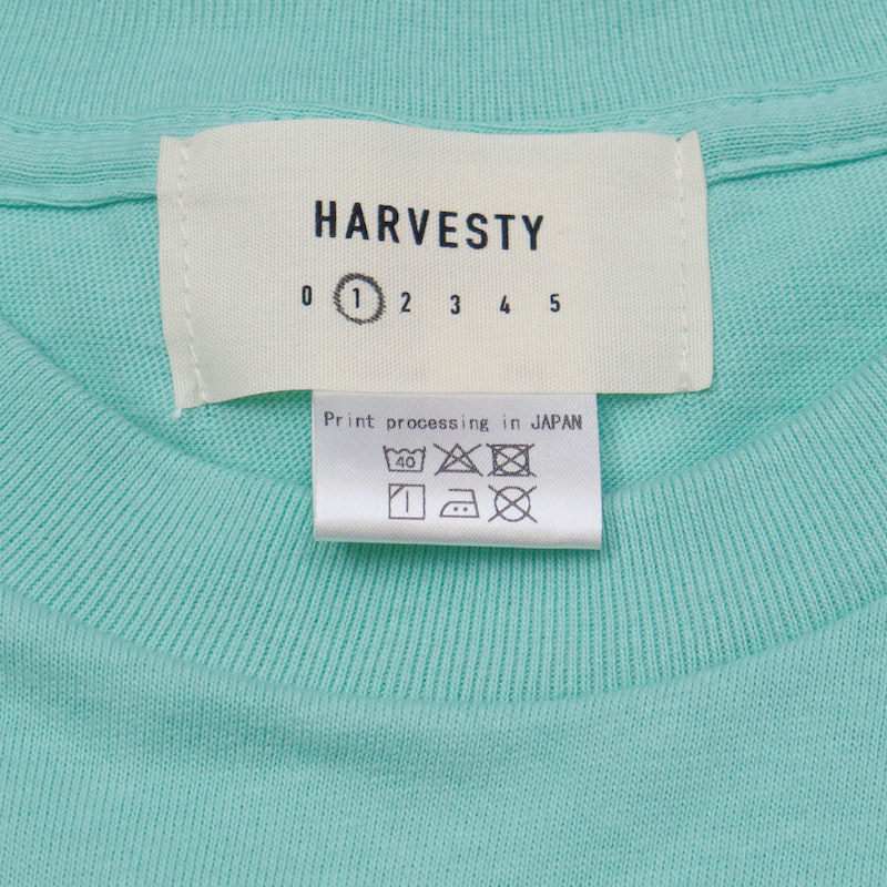 [HARVESTY] PRINTED T-SH くま｜A52208 /51ミント