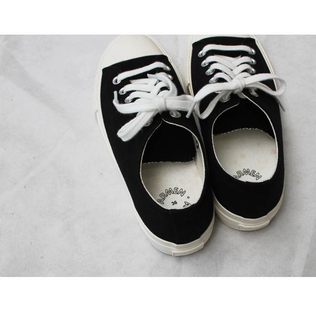 [ARMEN]  LOW CUT SNEAKER(990BLACK)｜NAM0701