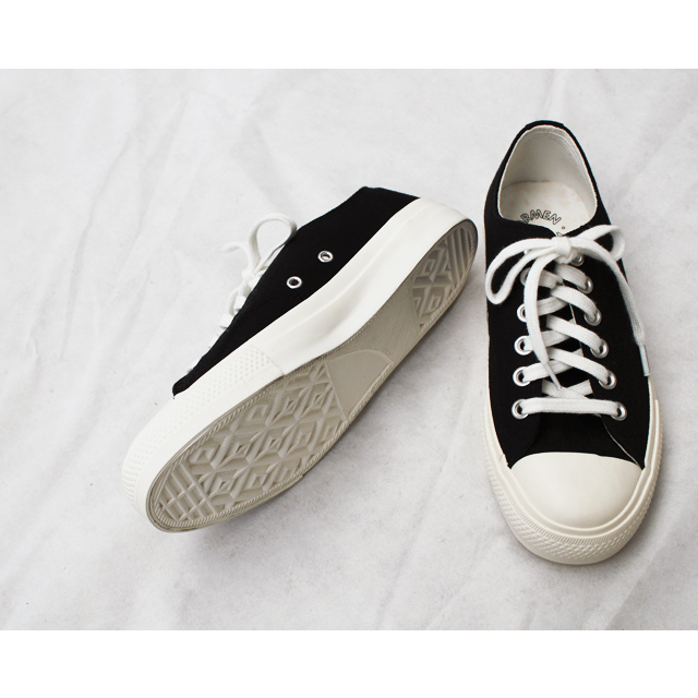 [ARMEN]  LOW CUT SNEAKER(990BLACK)｜NAM0701