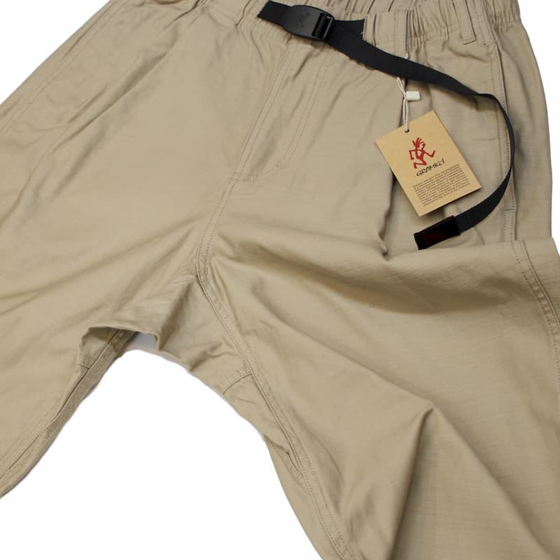 [Gramicci MENS] BACK SATAIN TUCK TAPERED PT(DESERT)(DEEP OLIVE)(BLACK)