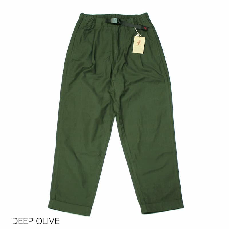 [Gramicci MENS] BACK SATAIN TUCK TAPERED PT(DESERT)(DEEP OLIVE)(BLACK)